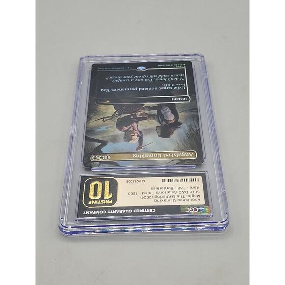 MTG - Anguished Unmaking Borderless Foil Rare D&D SLD CGC Pristine 10 - Picture 6 of 8